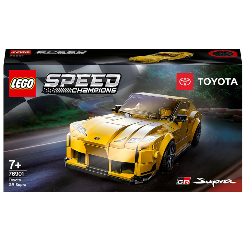 Ludibrium-LEGO Speed Champions 76901 - Toyota GR Supra - Klemmbausteine
