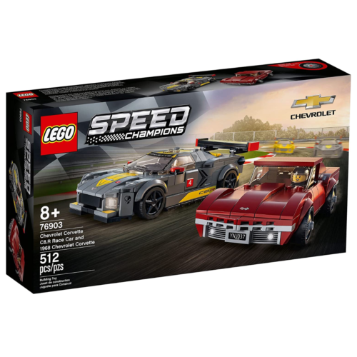 Ludibrium-LEGO Speed Champions 76903 - Speed Champions Chevrolet Corvette C8.R & 1968 - Klemmbausteine