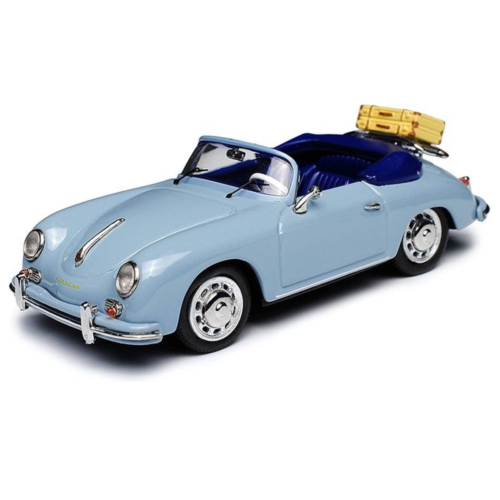 Ludibrium-Schuco 450258400 - Porsche 356 A Cabriolet blau 1:43