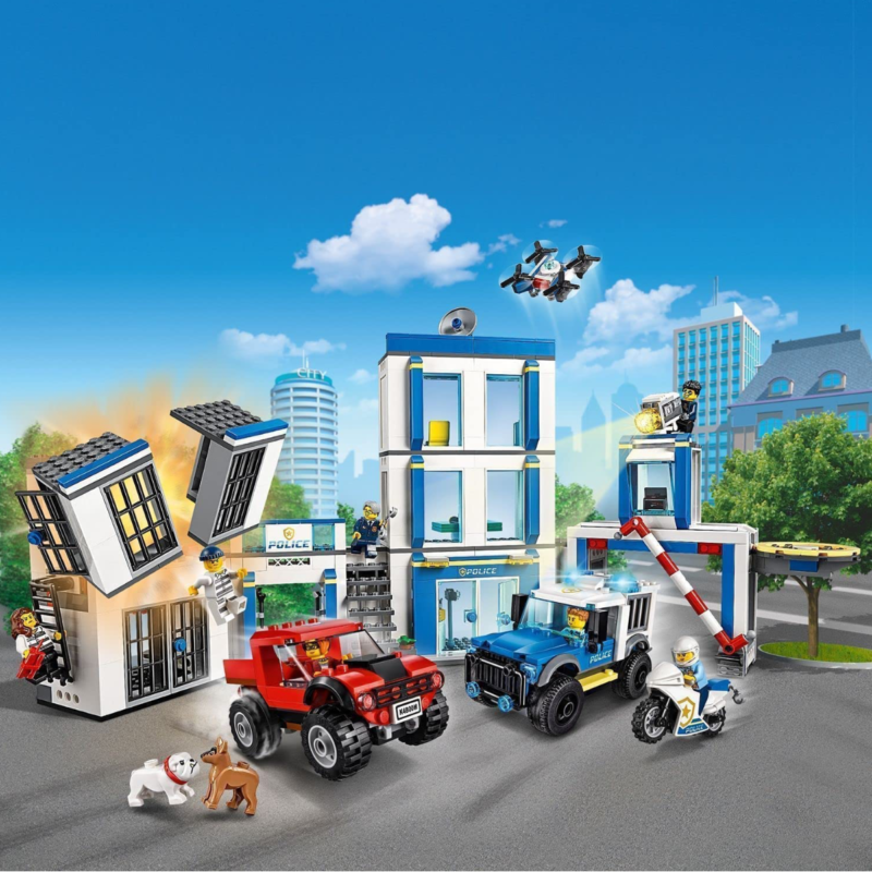 Ludibrium-Lego City 60246 - Polizeistation - Klemmbausteine