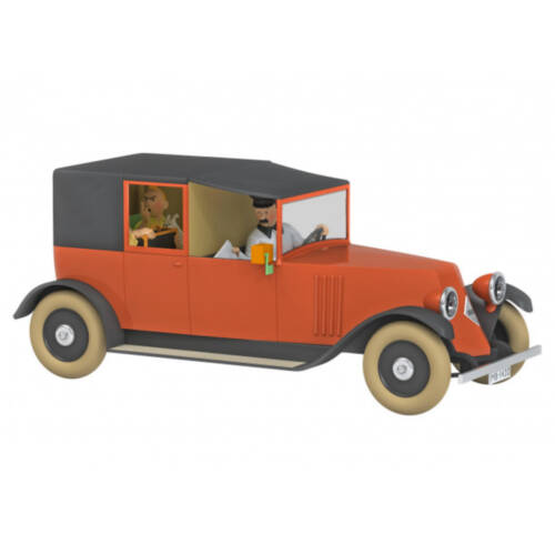 Ludibrium-Sammlerauto Tim und Struppi, Rotes Taxi im Maßstab 1:24 von der Krabbe mit den goldenen Scheren