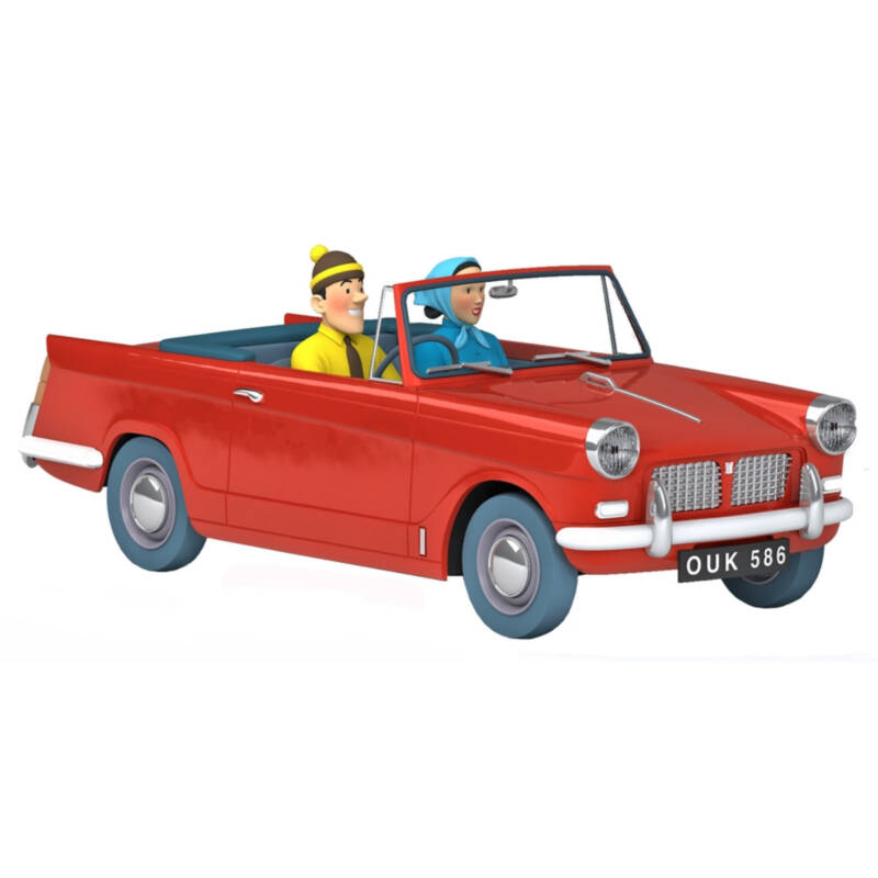 Ludibrium-Sammlerauto Tintin, das Triumph Herald 1200 Cabrio Nº52 1:24 (2021)