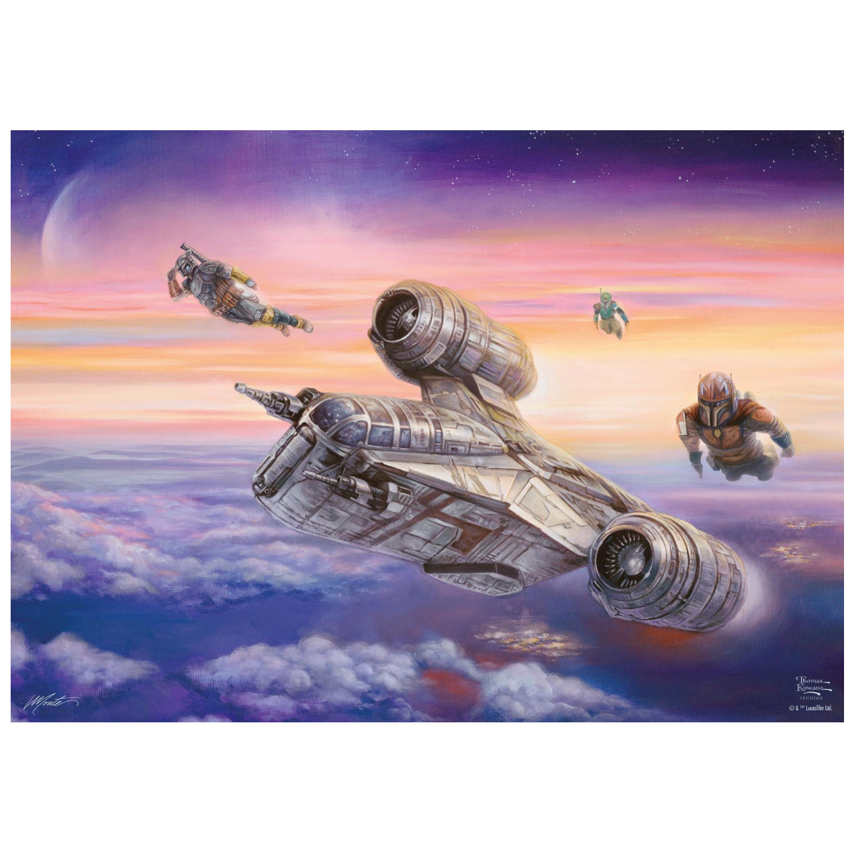 Ludibrium-Schmidt - The Mandalorian The Escort - 1000 Teile