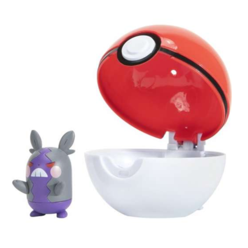 Ludibrium-Pokémon - Clip'n'Go Poké Balls Wave 10 - Morpeko + Pokéball