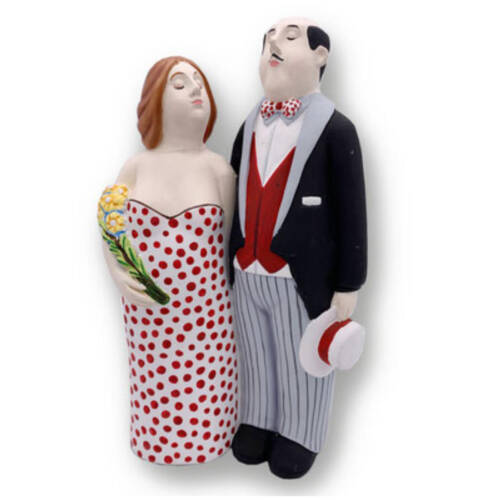 Figur Ehepaar - 30 cm gross aus resine
