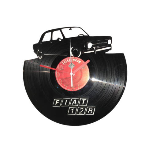 Schallplatten-Wanduhr - Motiv Fiat