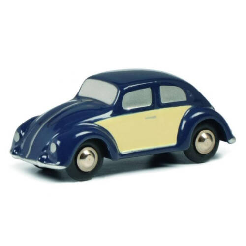Schuco - Piccolo VW Brezelkäfer blau beige - 1:87 Modellauto