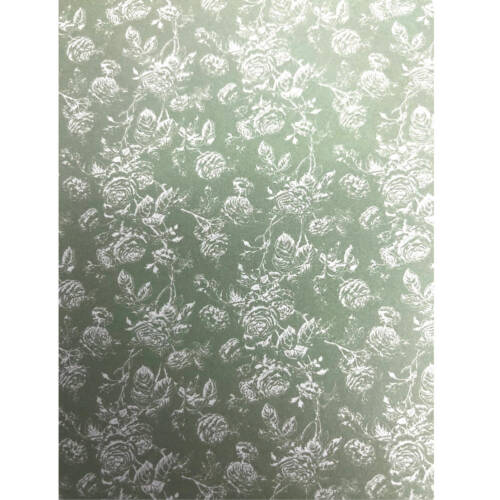 Mini Graphics - Tapete grün in sich gemustert "Tiffany reverse"