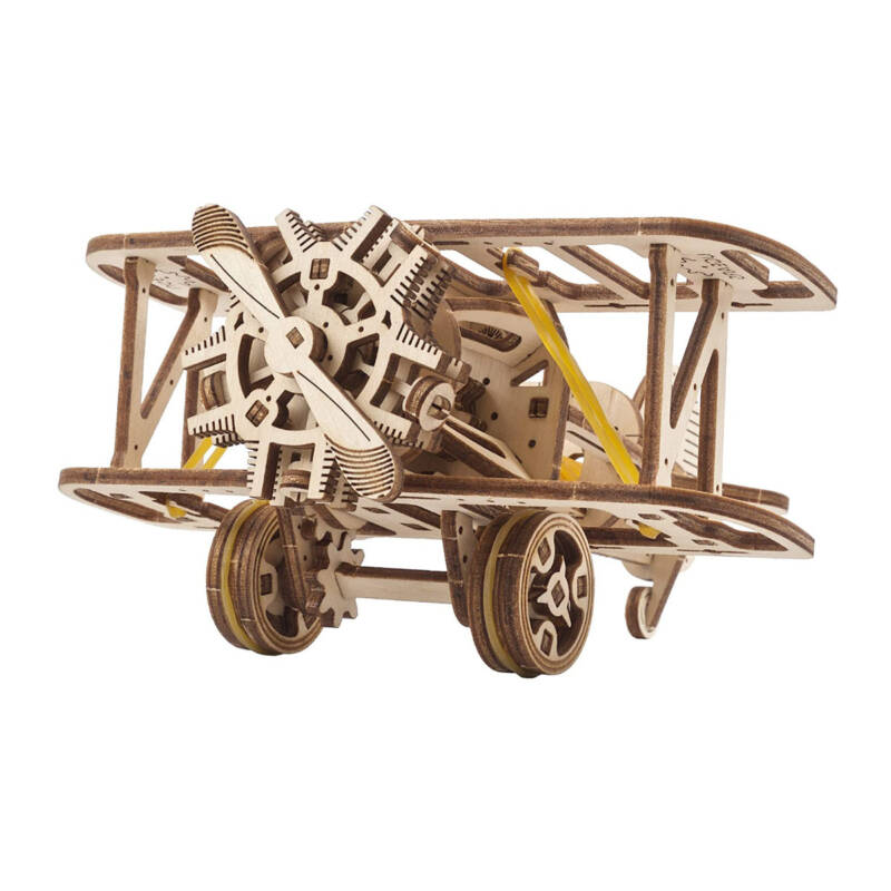 Ludibrium-UGEARS 70159 - Mini Doppeldecker - 3D Holzspielzeug