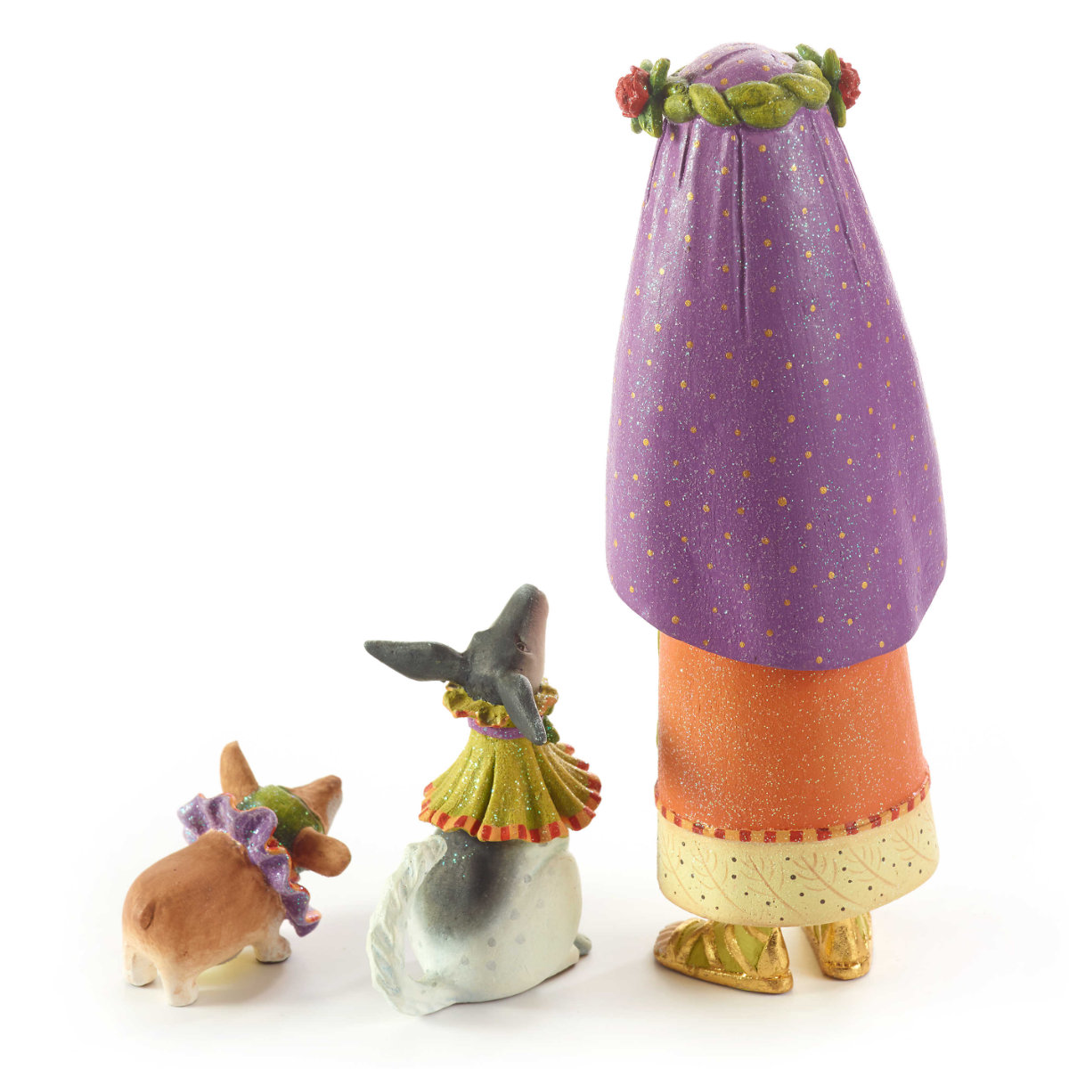 Krinkles - Nativity Schäferin mit Hundefiguren – Bild 2