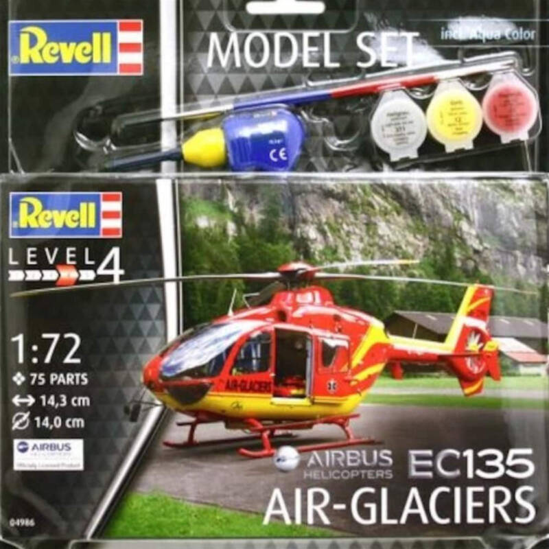 Revell 04986 - Bausatz Airbus EC135 Air-Glaciers -1:72