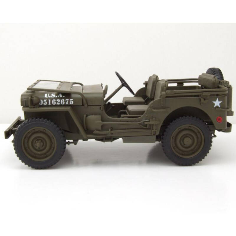 Welly - Willys Jeep offen US Army Militär 1941 olivgrün - 1:18
