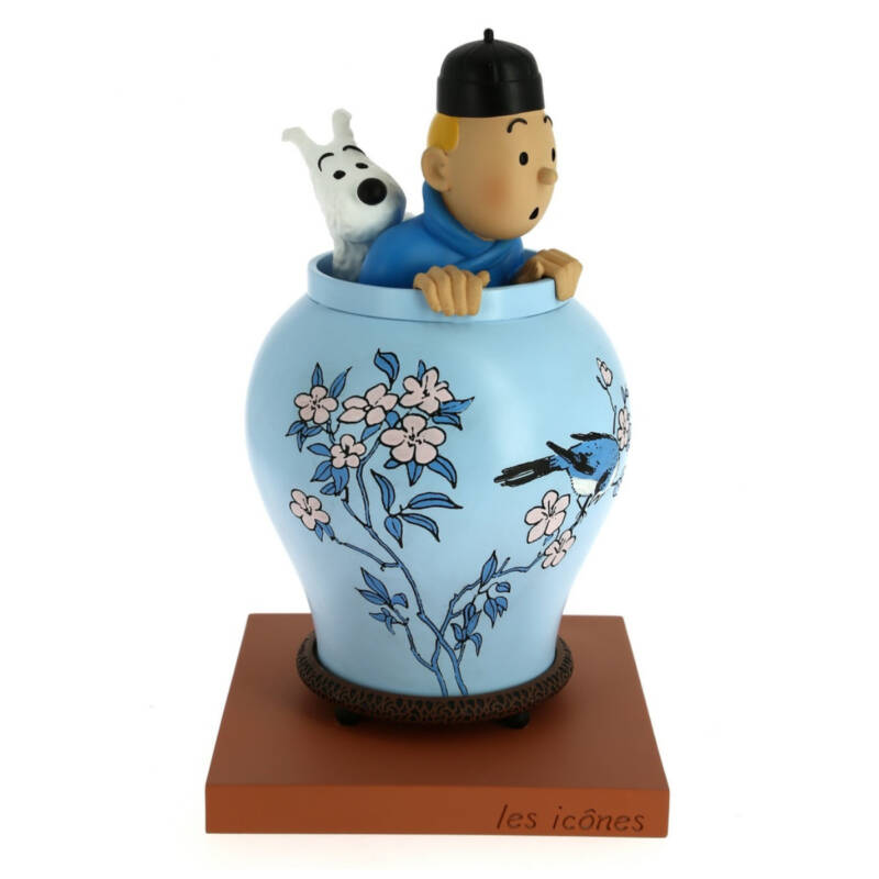 Ludibrium-Tim und Struppi - In der Vase aus Blauer Lotus
