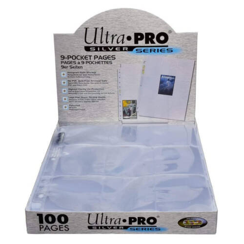 Ludibrium-Ultra Pro - Ultra Pro Binder - 9-Pocket-Seiten Silver - Transparent