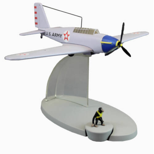 Tim und Struppi - Flugzeug N°35, Destination New York“Die Abenteuer von Jo, Jette und Jocko” /Tintin - Avion de chasse Américain