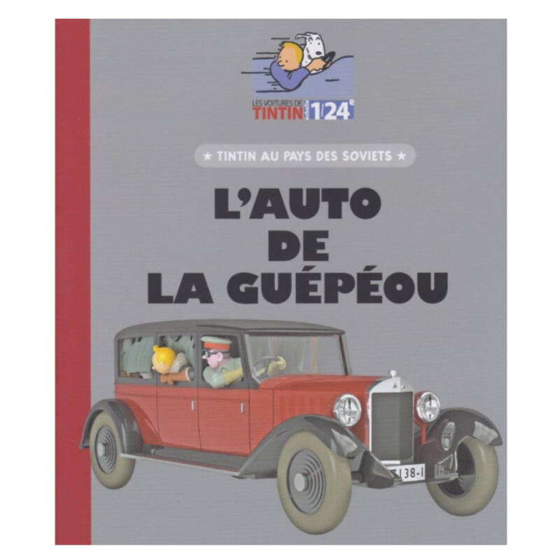 Ludibrium-Tim und Struppi - das Auto der sowjetischen Geheimpolizei Nº55 1:24 / Tintin et Milou – L'auto de la Guépéou Soviets Nº55 1:24