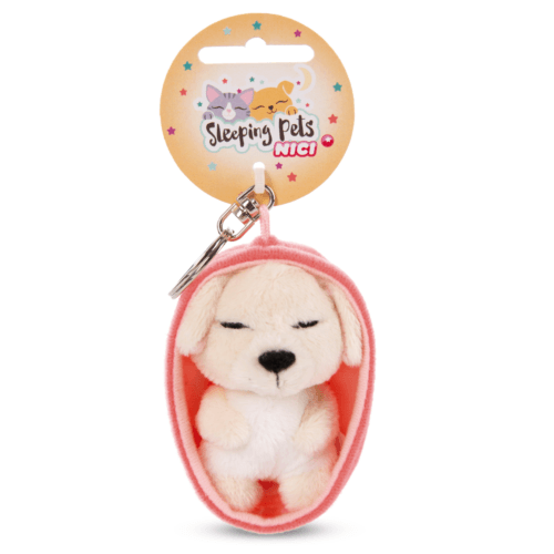 Ludibrium - Nici - Sleeping Pets Hund crème - Schlüsselanhänger