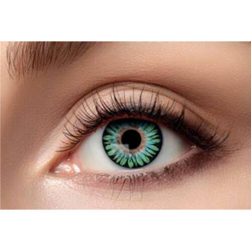 Kontaktlinsen "grün-schwarz" Tonelinsen