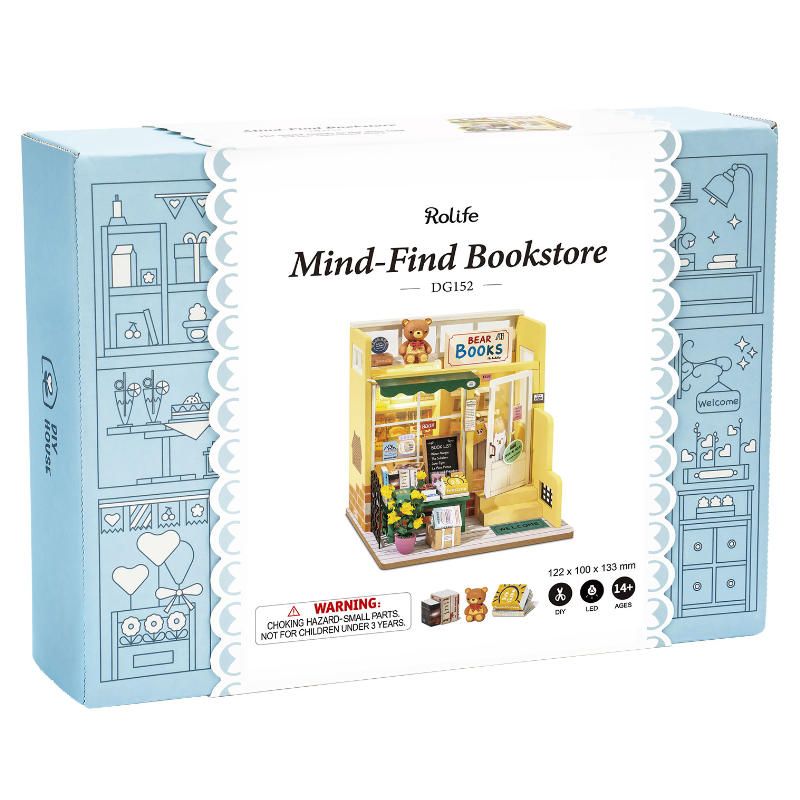 Rolife - Mind-Find Bookstore - Holzmodell