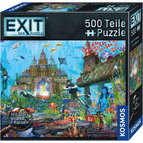 Kosmos EXIT® - Der Schlüssl von Atlantis - Spiel und Puzzle