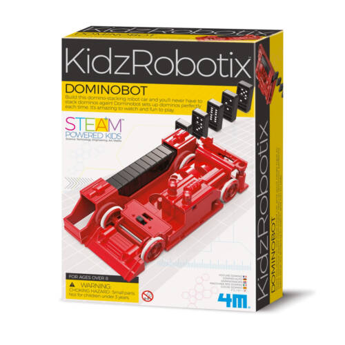 Ludibrium-4M KidzRobotix - Lern- und Entdeckungsset - Domino Auto