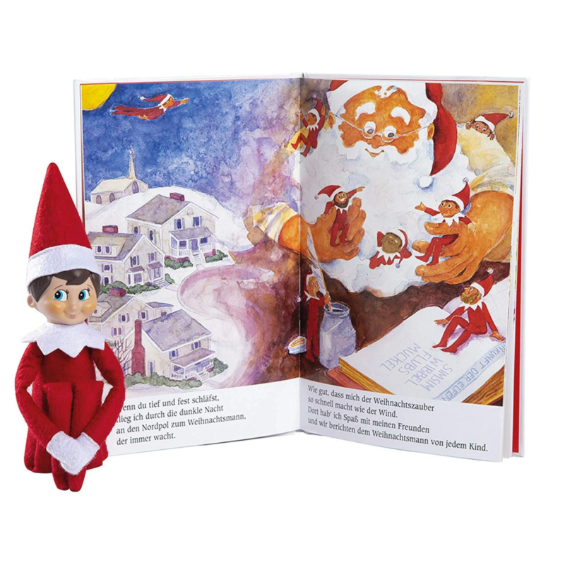 Ludibrium-The Elf on the Shelf® - Box Set Mädchen - Bilderbuch mit Elfenfigur in Geschenkbox