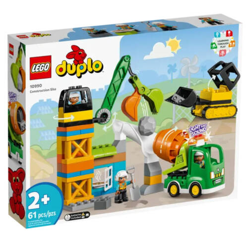 Ludibrium-LEGO Duplo 10990 - Baustelle mit Baufahrzeugen - Klemmbausteine