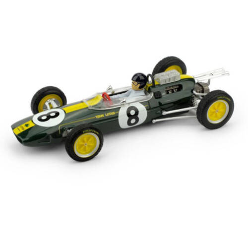 Ludibrium-brumm - Lotus 25 - GP Italien 1963 Jim Clark No. 8 R332CH - mit Fahrerfigur - 1:43