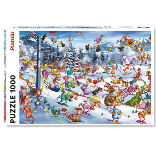 Ludibrium-Piatnik - Christmas Skiing - 1000 Teile