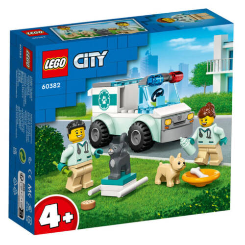 Ludibrium-Lego City 60382 - Tierrettungswagen - Klemmbausteine