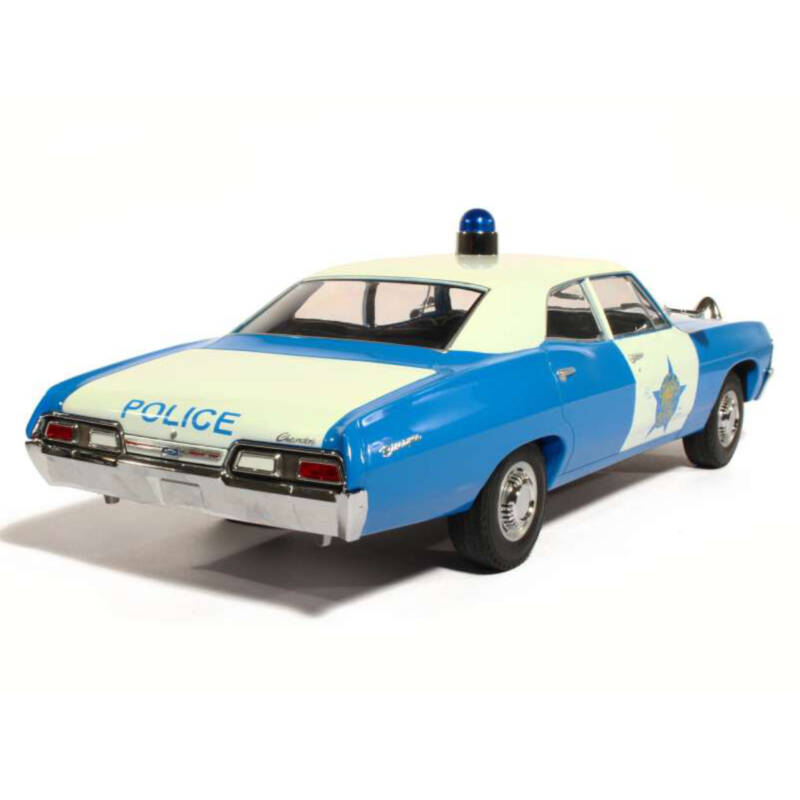 Ludibrium-Greenlight - 1967 Chevrolet Biscayne Chicago Illinois Police Maßstab 1:18 - limited Edition