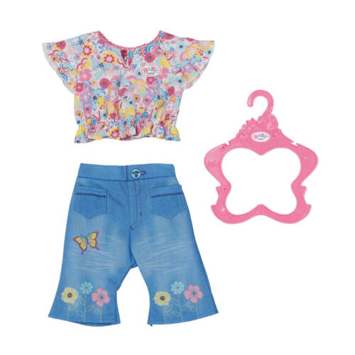 Zapf Creation - Baby Born Puppenkleidung »Trend Jeans, 43 cm«, mit Kleiderbügel