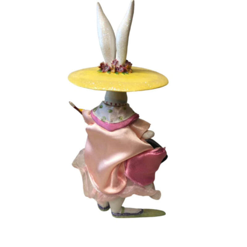 Krinkles - Hase im rosa Kleid mit Pinsel