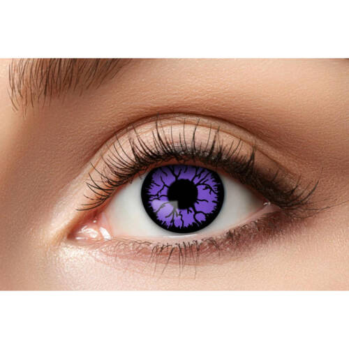 Kontaktlinsen "purple monster"