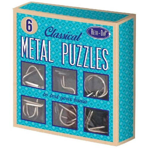 Retr-Oh - 6 Classical Metal Puzzles