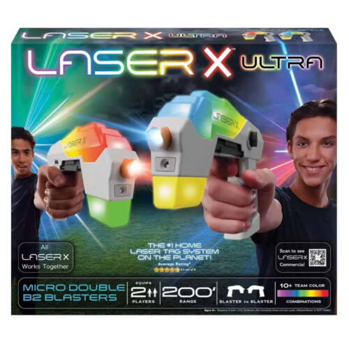Ludibrium-NSI Laser X Ultra Micro Double B2 Blasters 2-Player Set