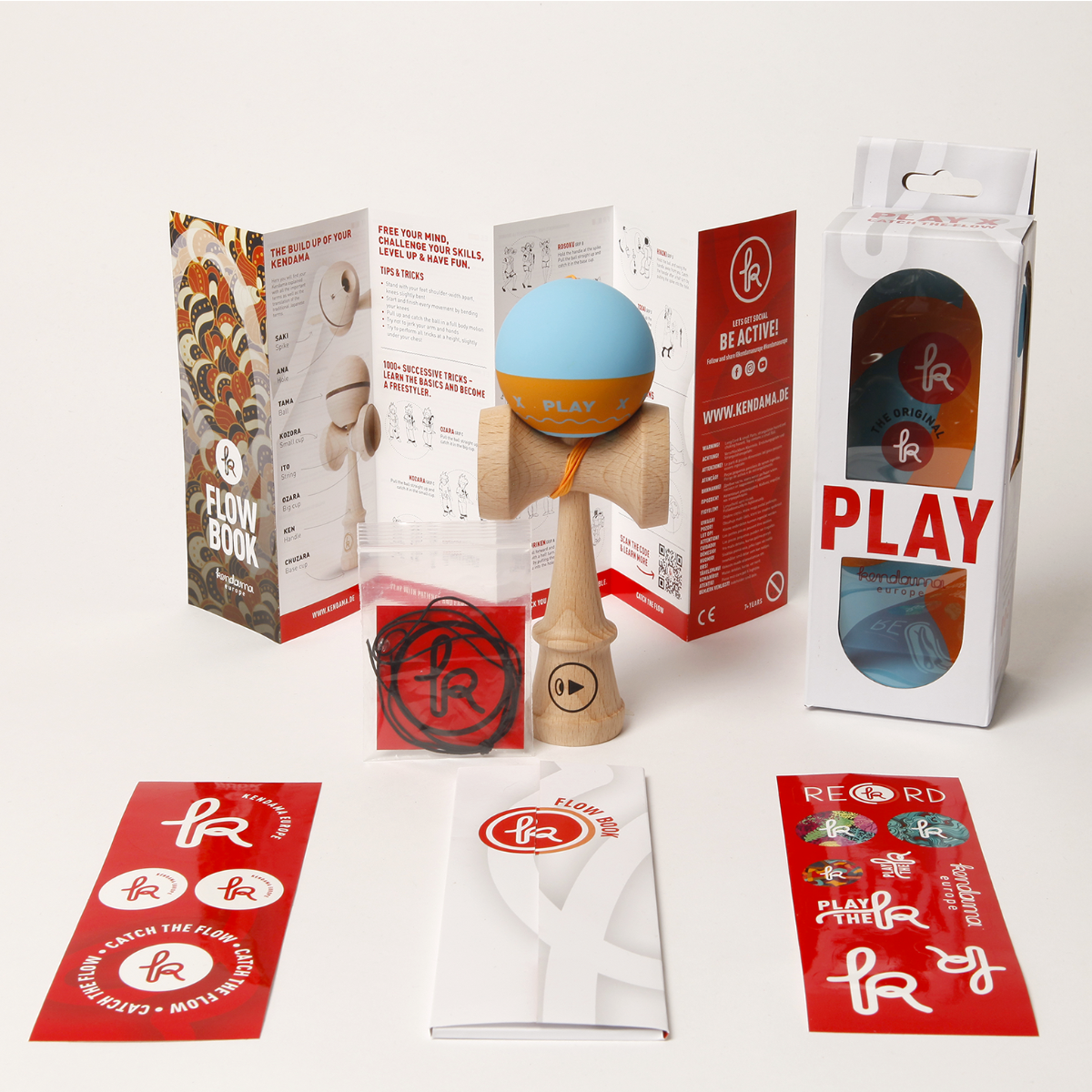 Ludibrium-Kendama Europe - PLAY X Grip Kendama Sunset Flip