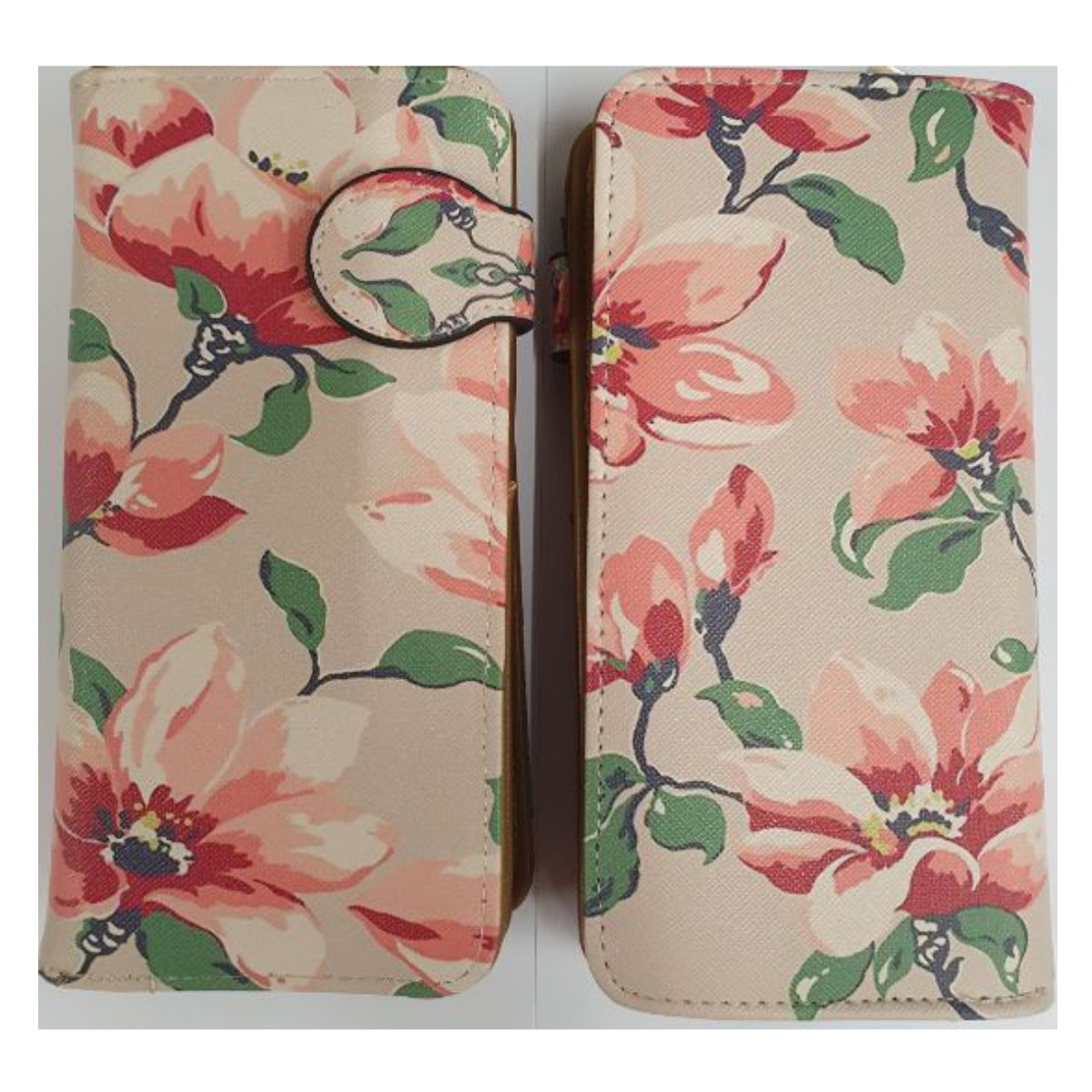 Ludibrium-bb Klostermann 39831- Langbörse "Floral" beige/bunt