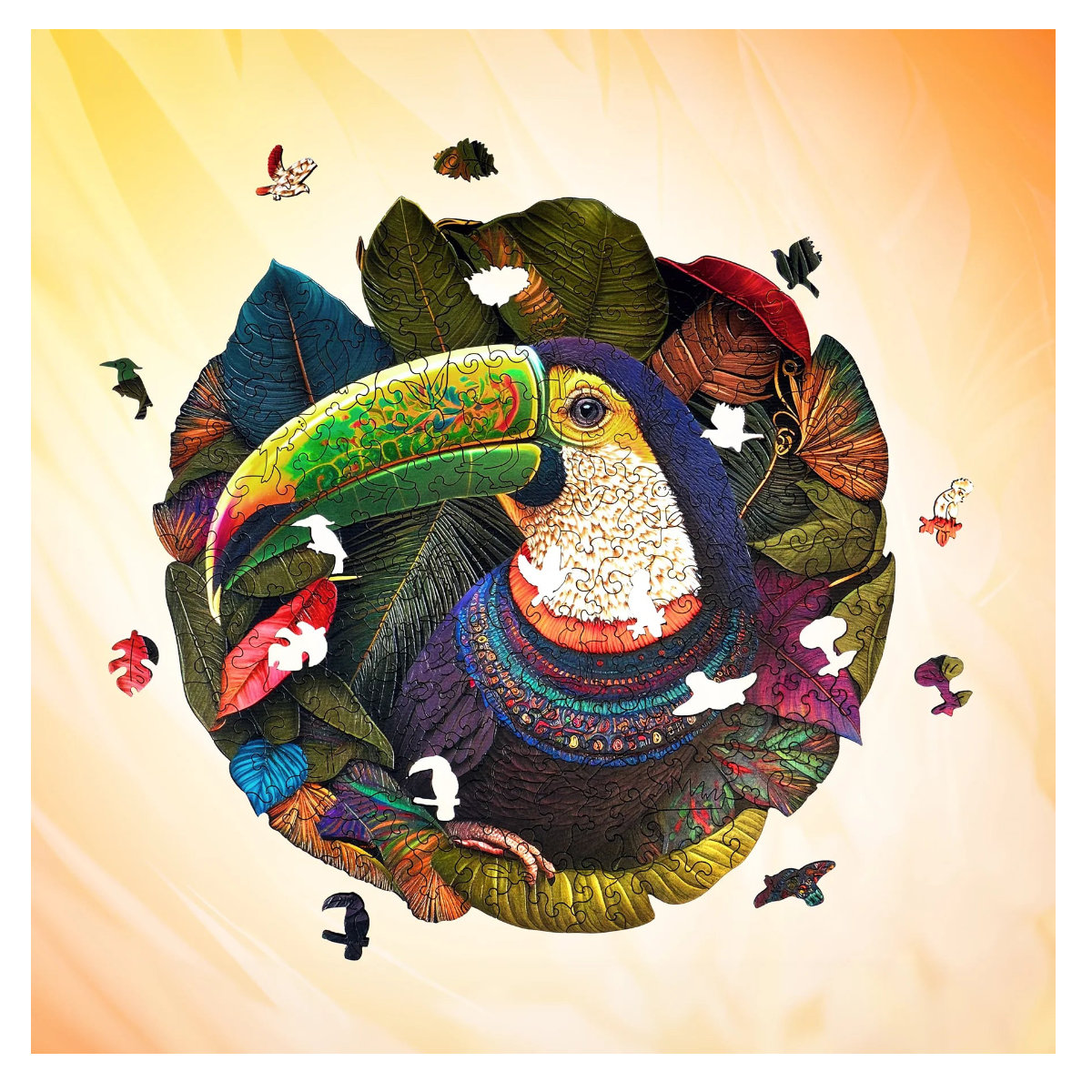 Ludibrium-ESC - Puzzle Toucan 200 Teile - Holzpuzzle