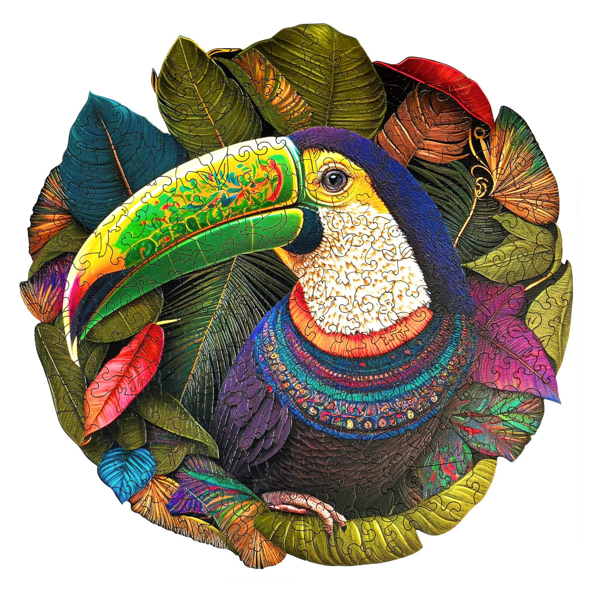 Ludibrium-ESC - Puzzle Toucan 200 Teile - Holzpuzzle