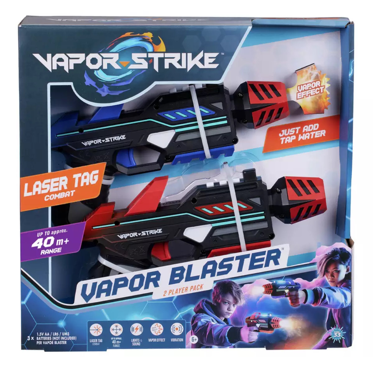 Ludibrium-Vapor Strike Pistols Laser-Tag-Spiel 2-Player Set