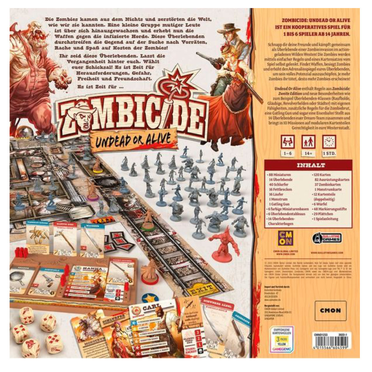 Asmodee - Zombicide Undead or Alive - Brettspiel – Bild 2