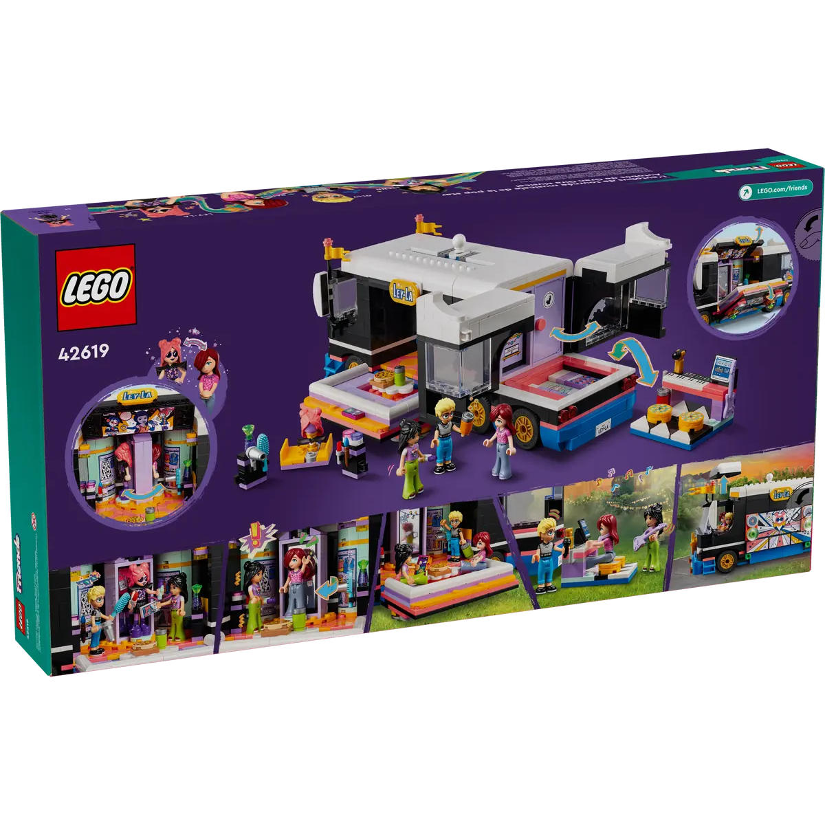 LEGO Friends® 42619 - Popstar Tourbus - Klemmbausteine