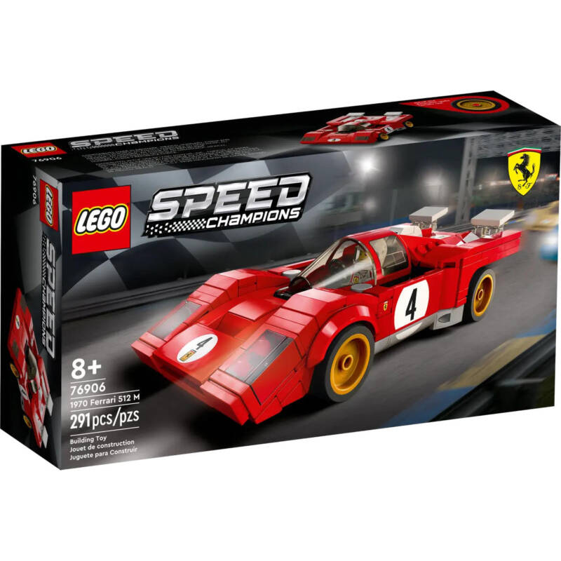 LEGO Speed Champions 76906 - 1970 Ferrari 512 M - Klemmbausteine