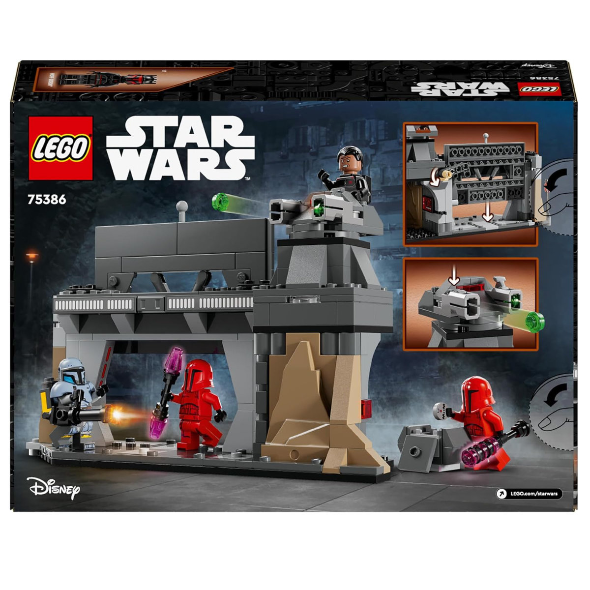 Lego® Star Wars 75386 - Duell zwischen Paz Vizsla™ und Moff Gideon™ - Klemmbausteine – Bild 2