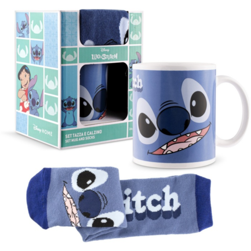 Lyo Stitch Geschenkeset 3 Tasse 350 ml mit Socke