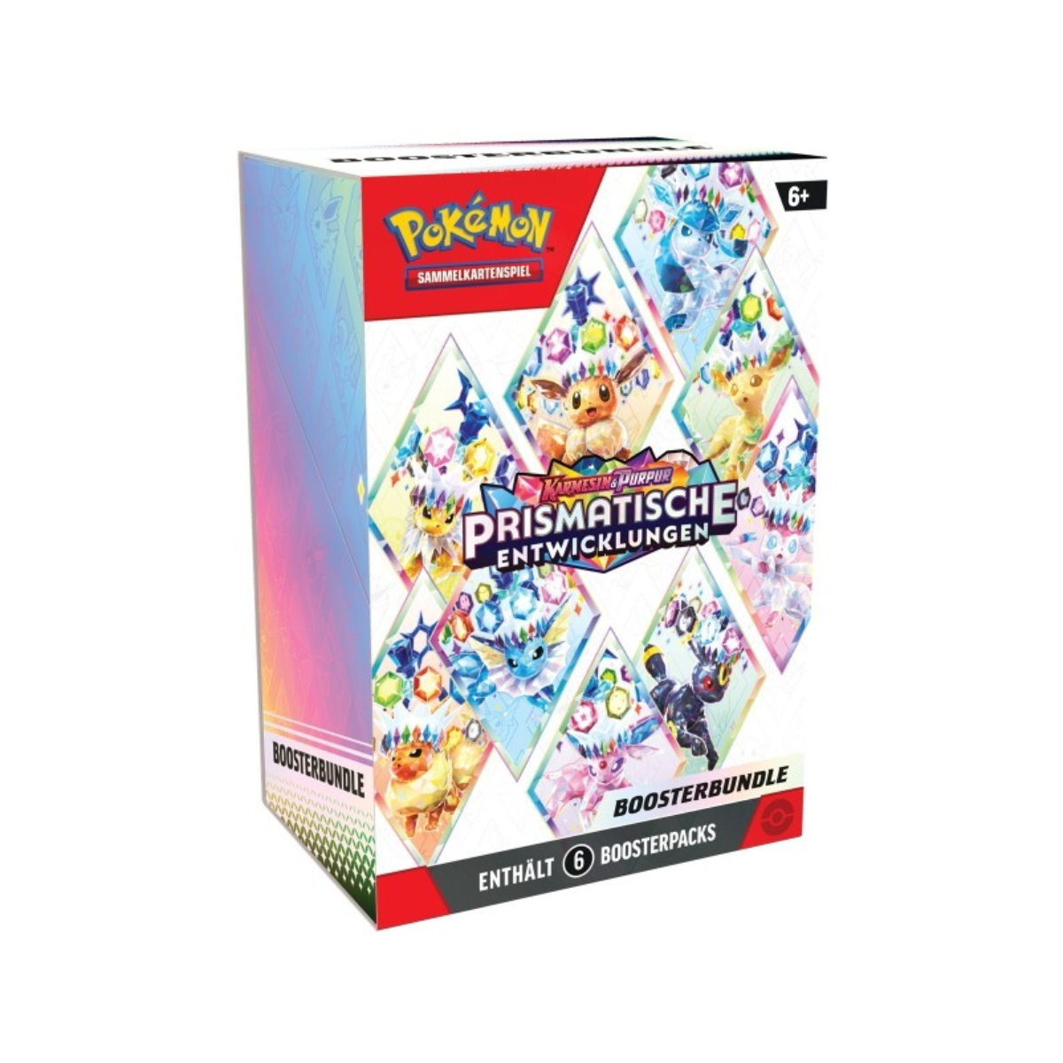 Pokémon TCG: Scarlet & Violet SV08.5 - Prismatic Evolutions Booster Bundle (6 Packs) - EN