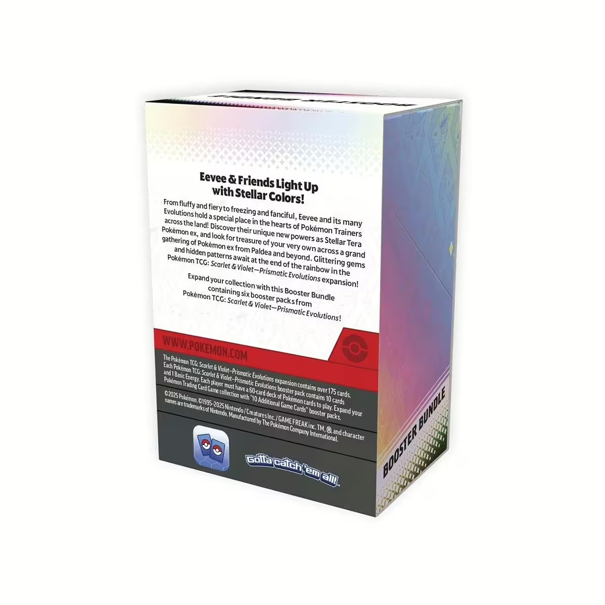 Pokémon TCG: Scarlet & Violet SV08.5 - Prismatic Evolutions Booster Bundle (6 Packs) - EN