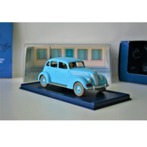 Sammlerauto Tim und Struppi - Ford V8 aus Die 7 Kristallkugeln 1:43/  Voiture de collection Tintin - la Voiture le taxi Ford V8 1:43 - les 7 boules de cristal