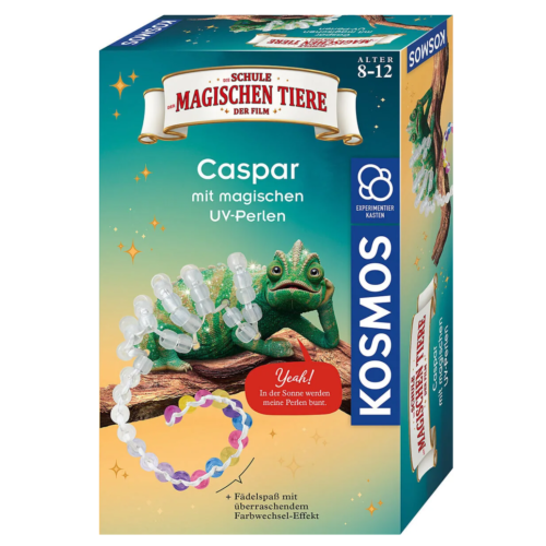 Ludibrium-Kosmos - Experimentierkasten - Die Schule der magischen Tiere - Caspar mit magischen UV-Perlen